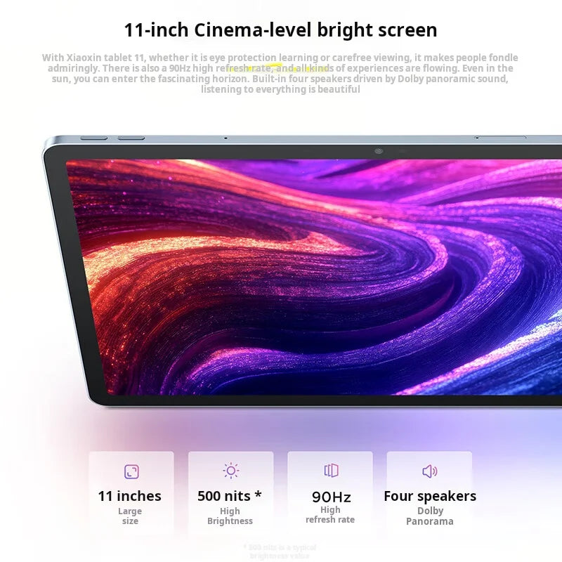 Lenovo Xiaoxin Tablet 11 (2025 Model) 11-inch Tablet PC, Student Tablet, 2-in-1 Pad, Official Genuine Product Pi-Mart