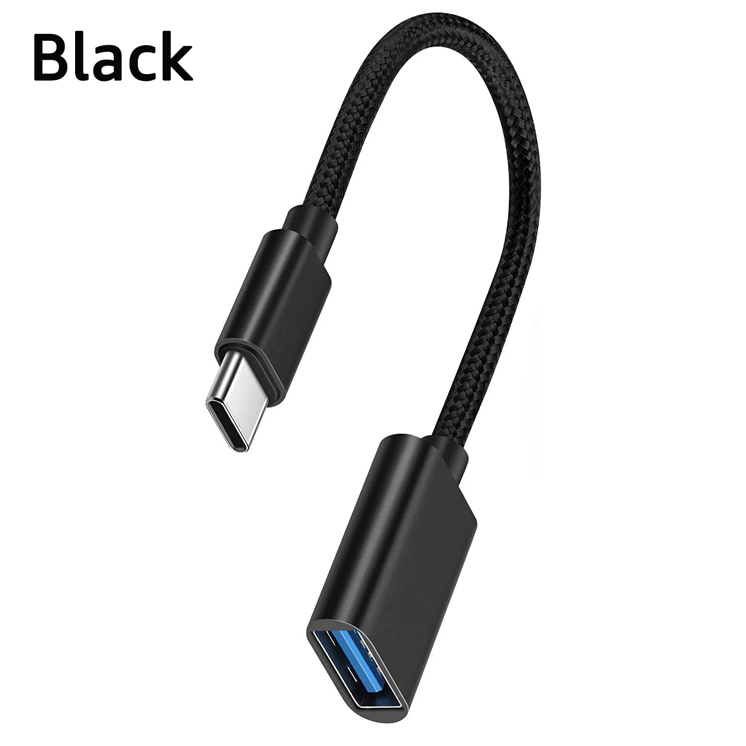 USB-C to USB Adapter, USB-C Male to USB Female OTG Data Cable, Suitable for MacBook Pro/Air, iPhone 16 Pro Max/16 Plus/16e/15 Pi-Mart