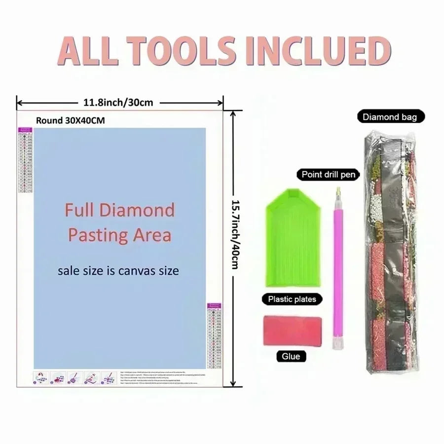 Neon Scream Ghost Face Killer with Knife 5D Full Drill Diamond Painting Kit DIY Embroidery Mosaic Horror Home Wall Decor Pi-Mart