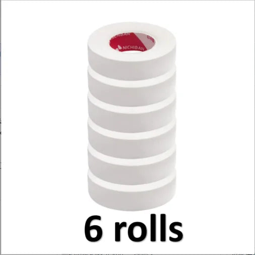 2/3/5 /6Rolls Lint Free Under Eye Pads Breathable Insulating Tape for Eyelash Extension  Non-woven Tape Paper Eyelash Patch LadyShow.Store