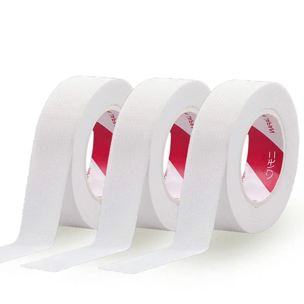 2/3/5 /6Rolls Lint Free Under Eye Pads Breathable Insulating Tape for Eyelash Extension  Non-woven Tape Paper Eyelash Patch LadyShow.Store