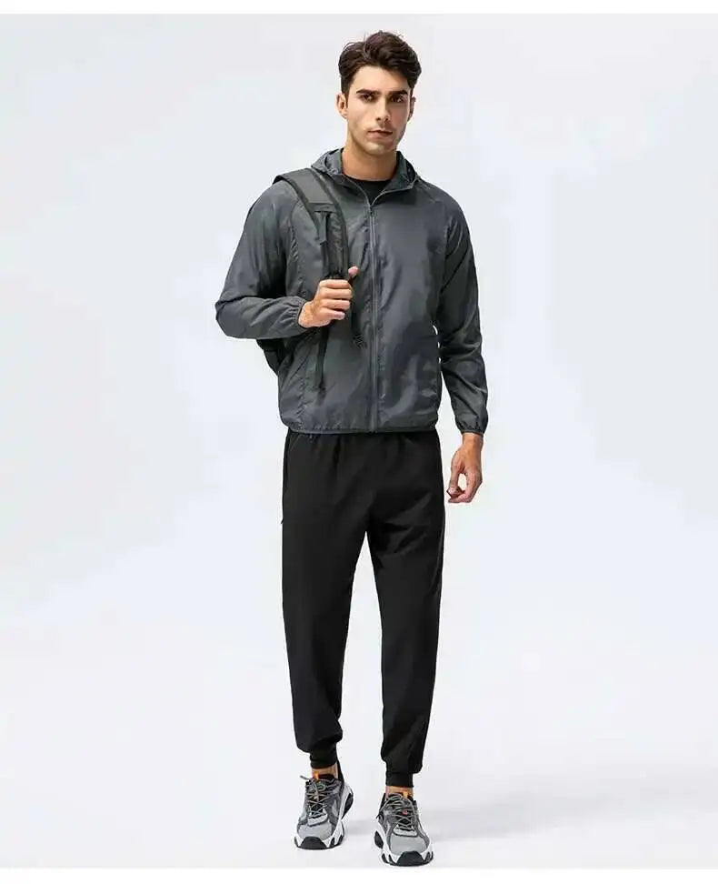 Fishing Rain Wind Breaker Coat For Men Women Waterproof Jacket Hiking Climbing Clothes Sun Protection Quick Dry Rain Coat Pi-Mart