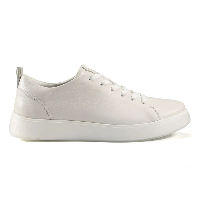 Men Casual Leather Shoes, Business Genuine Leather Shoes Men Thick-soled Sports White Versatile Board Shoes Pi-Mart