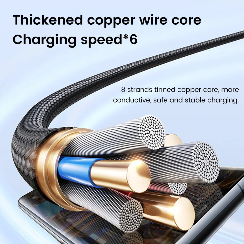 Crouch 90 Degree Short Cable USB Type C To Type C 6A 66W Fast Charge 25CM 50CM Power Bank USB C Cable For iphone Huawei Xiaomi Pi-Mart