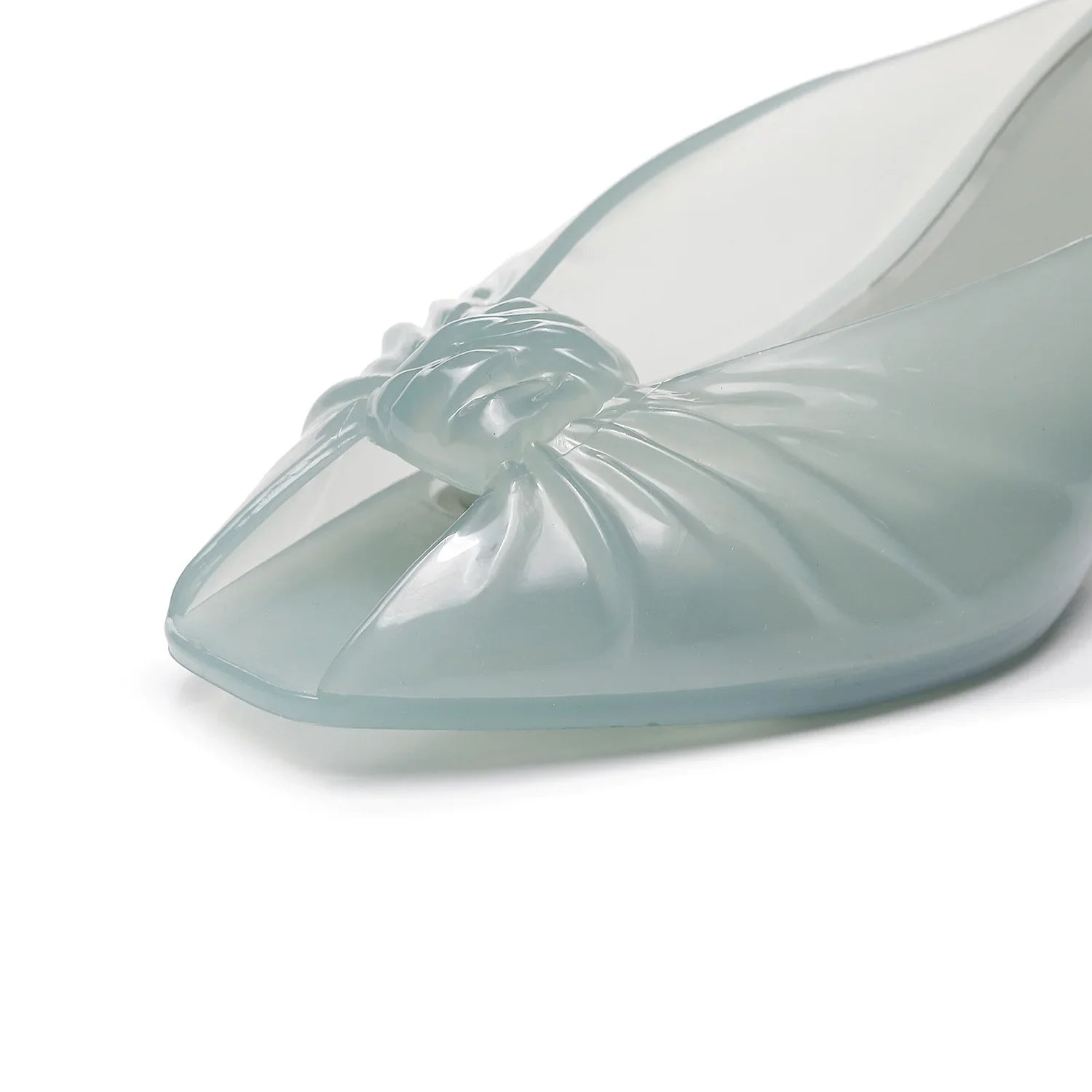 Ins Women's Fish Mouth Sandals Summer New Adult Pointed High-heeled Slippers Ladies Versatile Slim Heeled Bow Jelly Beach Shoes LadyShow.Store
