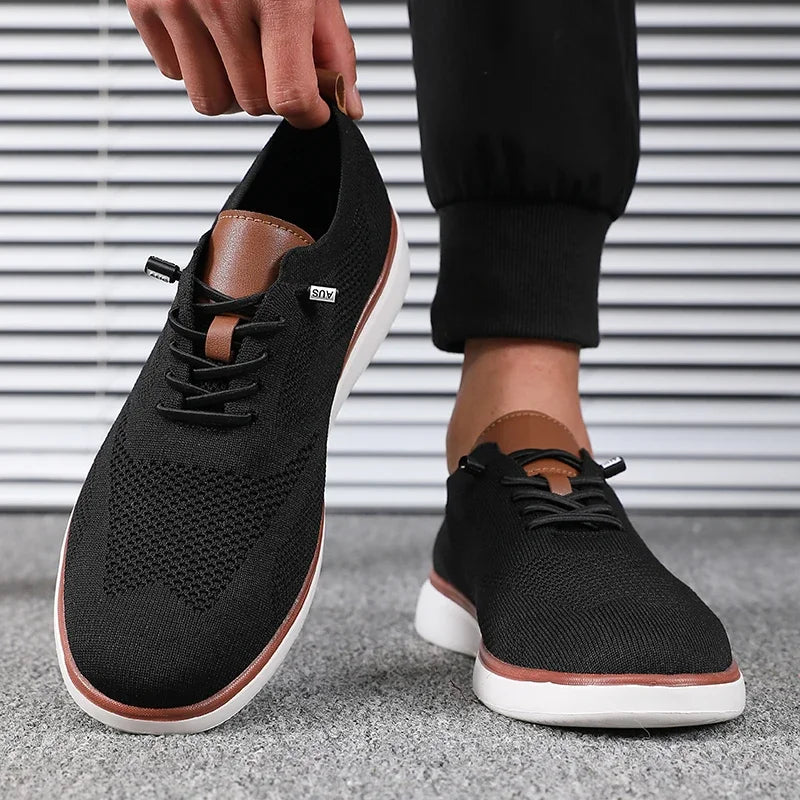 Men's Lightweight Knitted Shoes Comfortable All Day Long Have Excellent Fit Walking Shoes Suitable for Daily Wear Hiking Shoes Pi-Mart