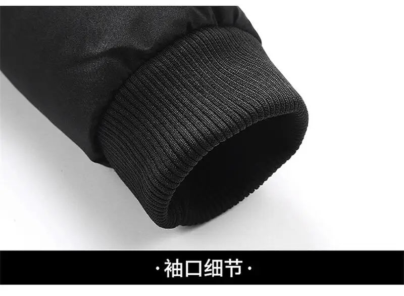 Men Down Jackets High quality Fashion Thick Warm Winter Bomber Jackets Puffer Jackets Parkas Coats Waterproof Mens Winter Coats Pi-Mart
