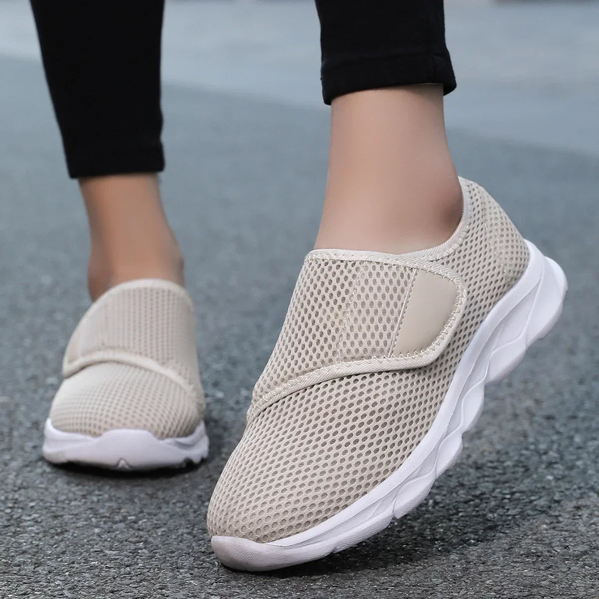 Unisex New Women Orthopedics Wide Feet Swollen Walking Casual Shoes Thumb Eversion Adjusting Soft Comfortable Diabetic Men Shoes LadyShow.Store