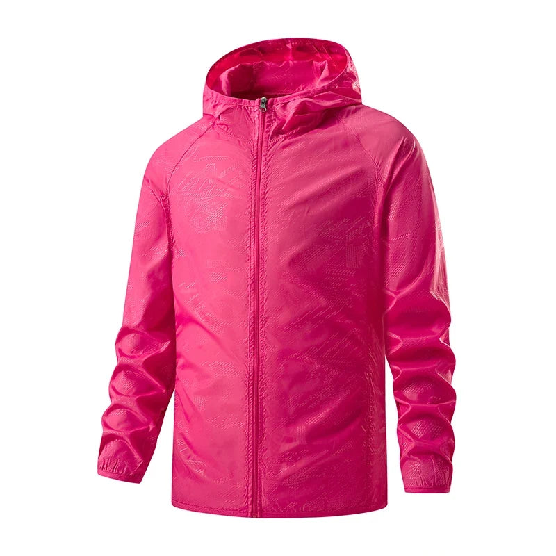 LNGXO Waterproof Hiking Jackets for Men and Women Sun Protection Windbreaker Camping Climbing Rain Coat Unisex Portable Clothes LadyShow.Store