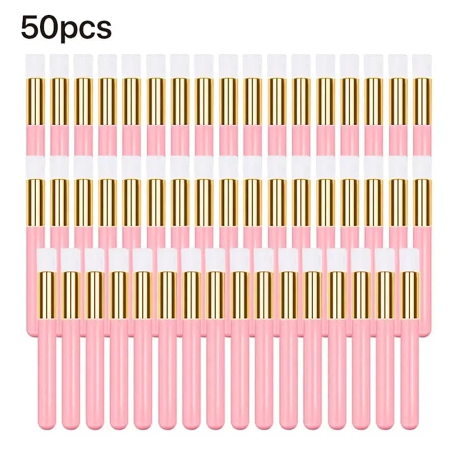 10/20/50pcs Eyelash Cleaning Brush Lash Shampoo Brush for Eyelash Extensions Peel Off Nose Pore Blackhead Remover Makeup Tools Tri Light Beauty