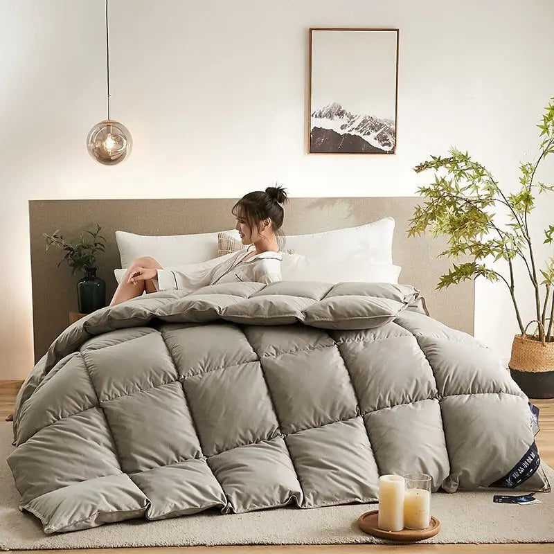 Feather Down Duvet Soft and Warm Perfect for Home Decor Pi-Mart