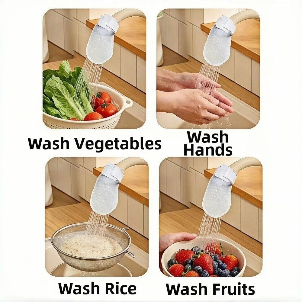 20/50Pcs Anti-splash Faucet Filter Cotton Thickened Filter Disposable Tap Water Filter Bag Removes Impurities Pi-Mart