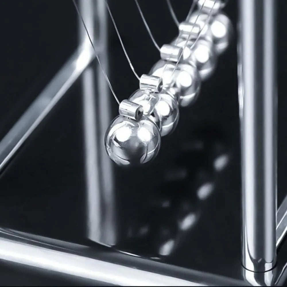 Newton's Cradle Balance Steel Ball Teaching Supplies Physics Science Pendulum Desktop Toys Stress Relief Gifts Home Decoration Pi-Mart