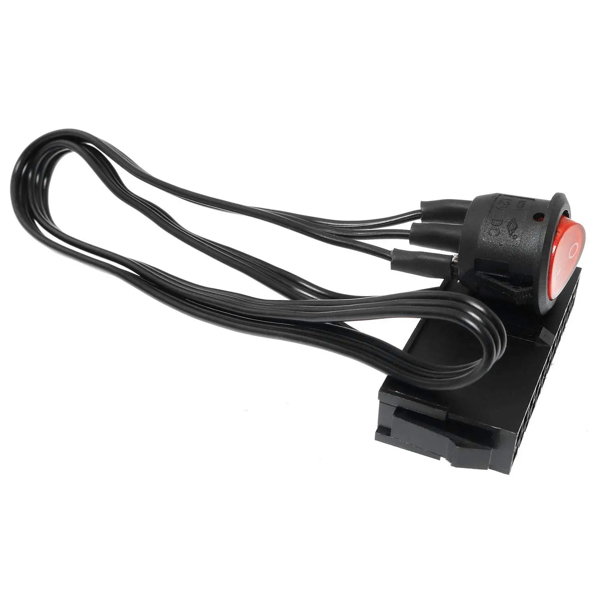 54cm Cable Copper Tin Wire 24-Pin Female ATX PSU PC Power Supply Starter Tester Start Up Jumper with ON/OFF Switch Pi-Mart