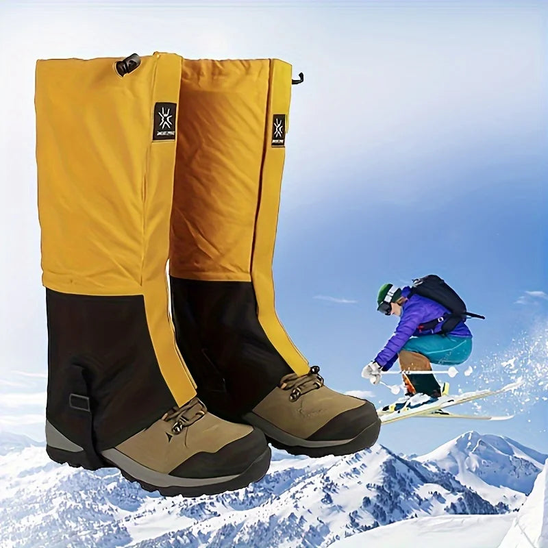 Waterproof Snow Sand Prevention Leg Gaiters Essential Protective Gear for Outdoor Mountaineering Skiing Desert Hiking Exploratio Pi-Mart