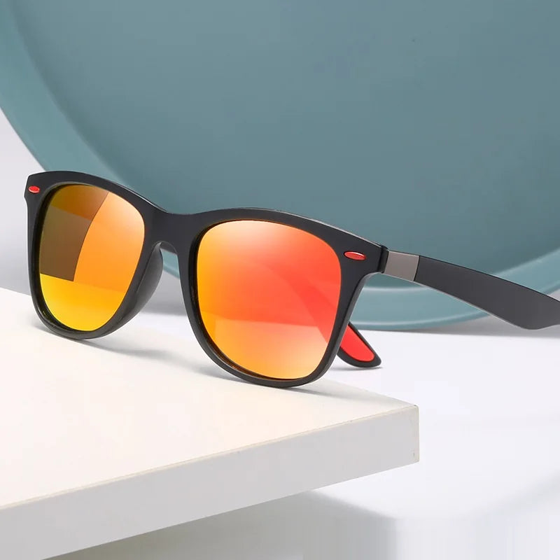 1-2-3PCS Fashion Vintage Square Unisex Driving Fishing Sunglasses Men Women Luxury Brand Designer Sun Glasses Anti-Glare Eyewear Pi-Mart