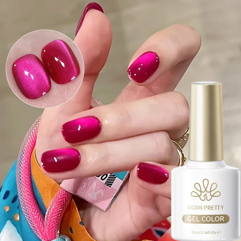 BORN PRETTY 117 Colors Cat Magnetic Gel Nail Polish 10ml Full Coverage Varnish Semi Permanent Super Gorgeous Nails Manicure Tri Light Beauty