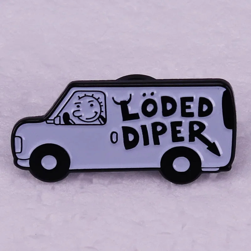 Popular Music Rock Album Enamel Pin Band Punk Brooch Music Lovers Metal Badge Fashion Jewelry Accessories Gifts Pi-Mart