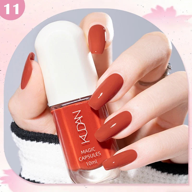 10ml Water-Based Peel Off Nail Polish 40 Colors Long Lasting Quick Drying No Need of Lamp to Cure Nail Supplies Manicure Nails Tri Light Beauty