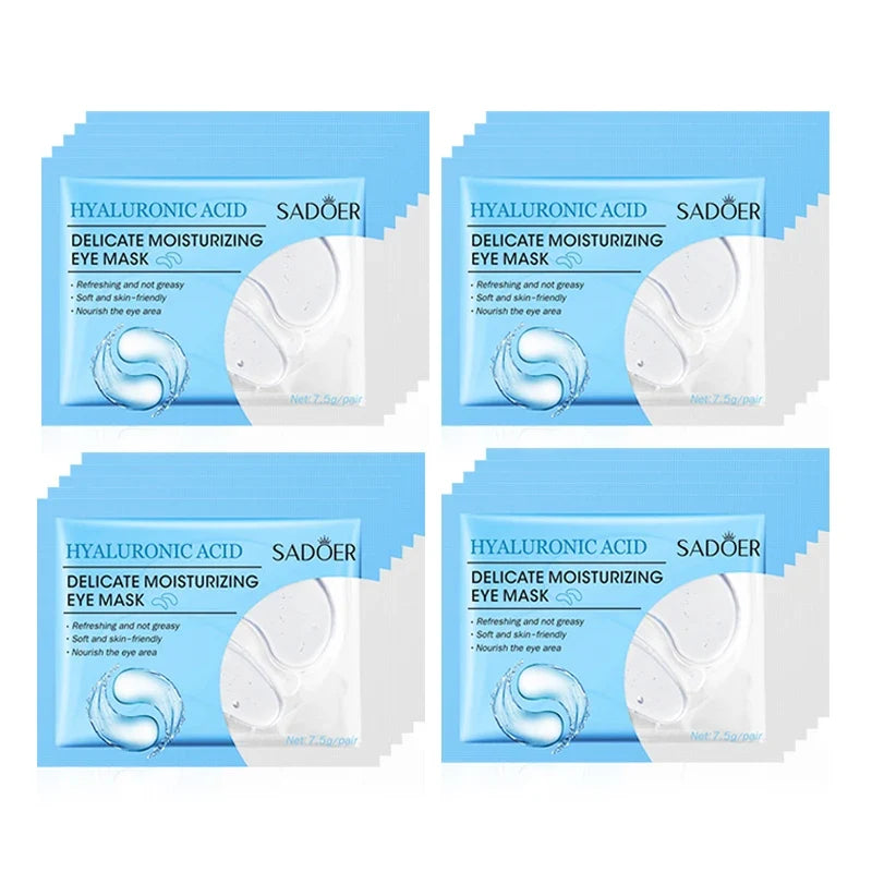 5/10/20 Pairs SADOER Crystal Collagen Eye Mask Anti Dark Circles Removal Eyes Bag Moisturizing Eye Patches Beauty Eyes Skin Care Tri Light Beauty