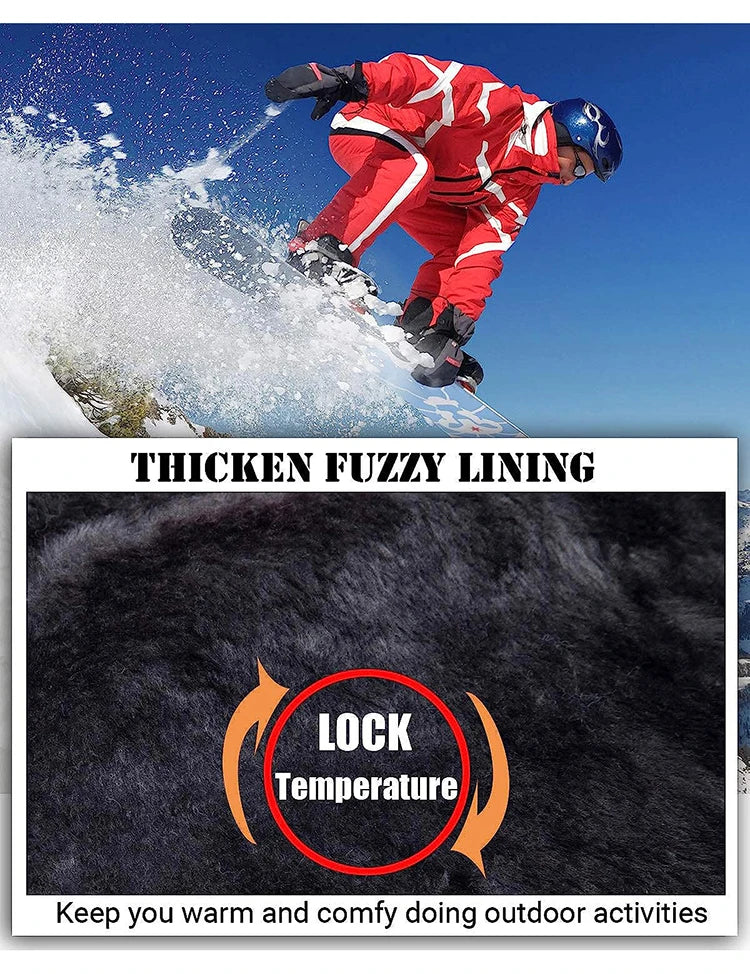 Men's Winter Parkas Outdoor Jacket Thicken Fleece Warm Waterproof Windbreaker Ski Jackets Climb Men Thick Coat Hot Sale Pi-Mart