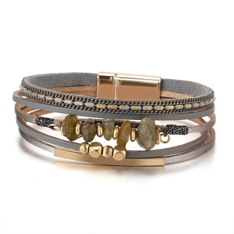 Bohemian Cowboy Chic Cross Bracelet Western Jewelry For Women Christian Bracelets Religious Bracelets Pi-Mart