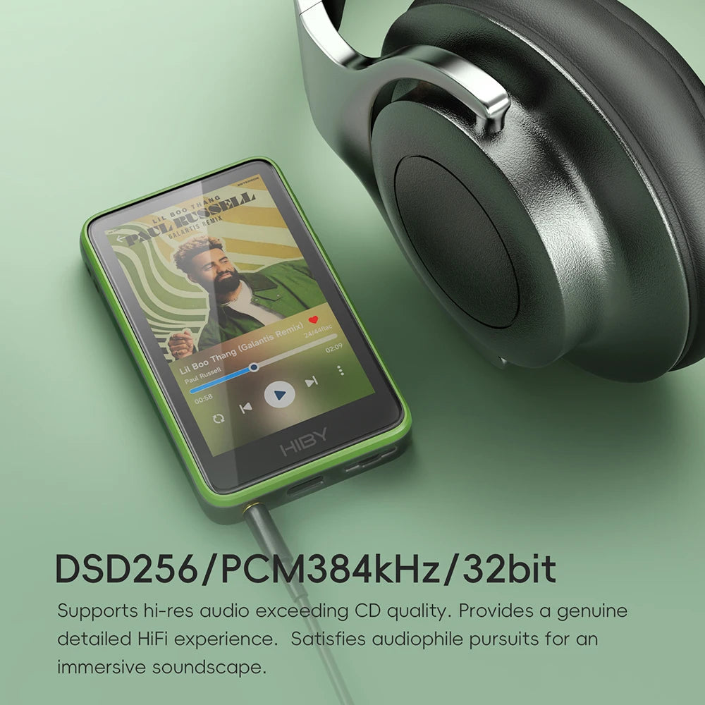 HiBy R1 HiFi Audio Music Player MP3 USB DAC WiFi Bluetooth 5.1 DSD256 PCM384kHz/32bit X1600E CS43131 MSEB Web Radio 3.5mm Output Pi-Mart