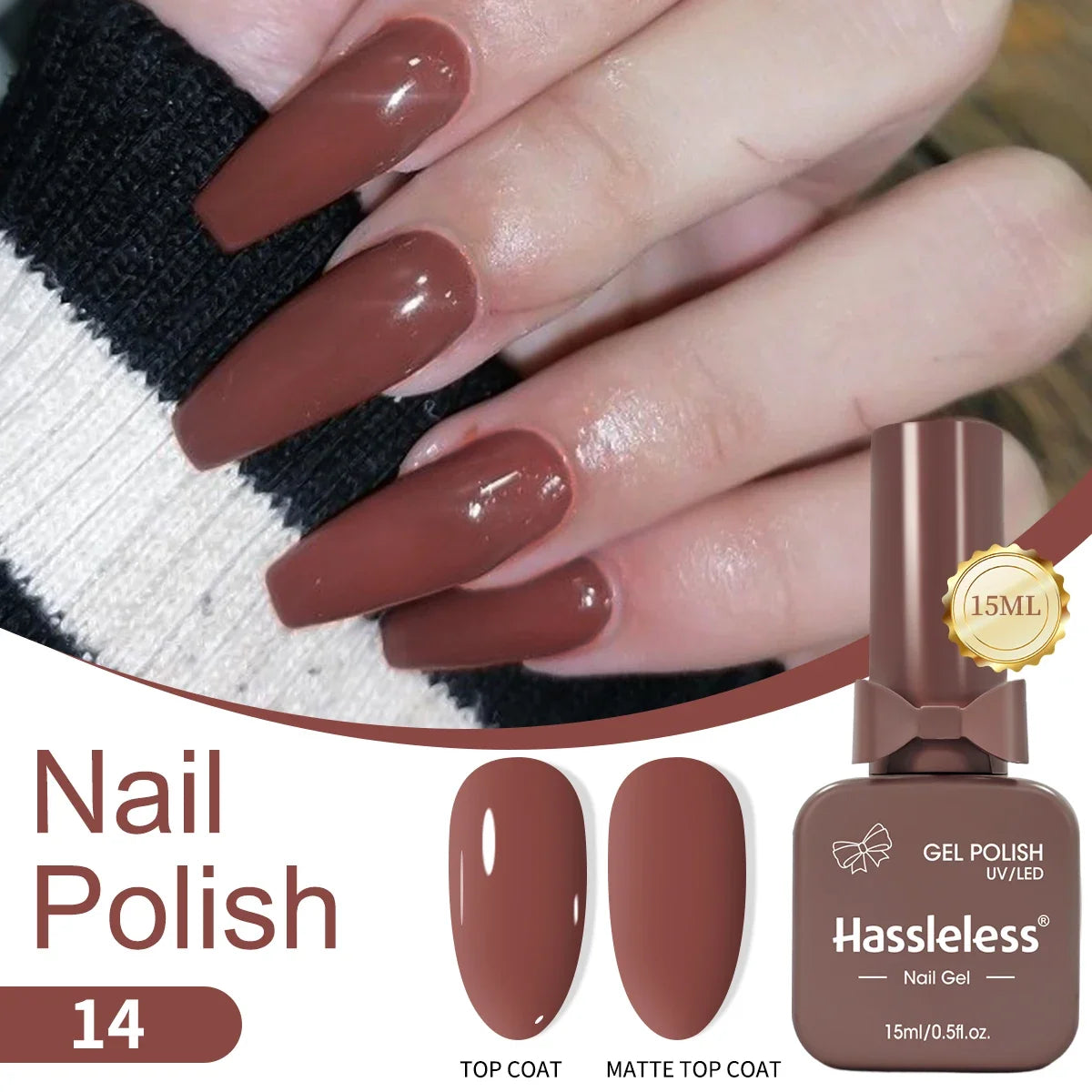Single-use 15ml gel nail polish, convenient for home or salon manicures, easy to remove. Tri Light Beauty