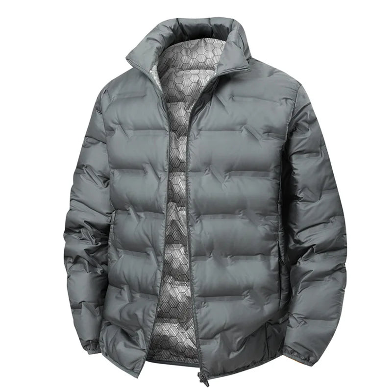 Men Winter New White Duck Down Jacket Warm Thick Stand Collar Windproof Puffer Jacket High Quality Waterproof Jacket Male 8XL LadyShow.Store
