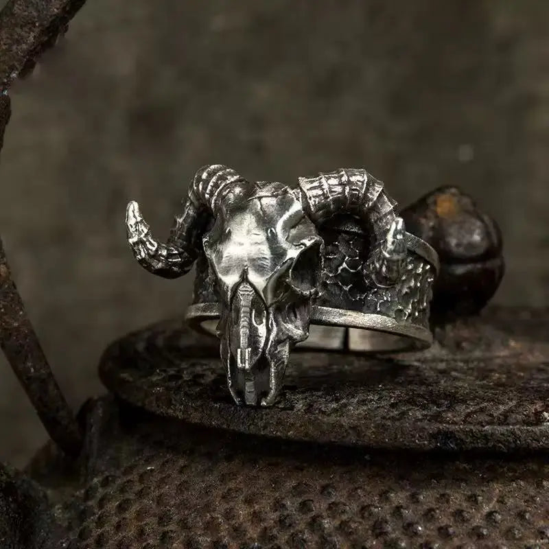 1PCS Fashionable And Simple Retro Men's And Women's Antique Silver Rings With Branches And thorns, Couple Ring Gifts, Fashionabl Pi-Mart