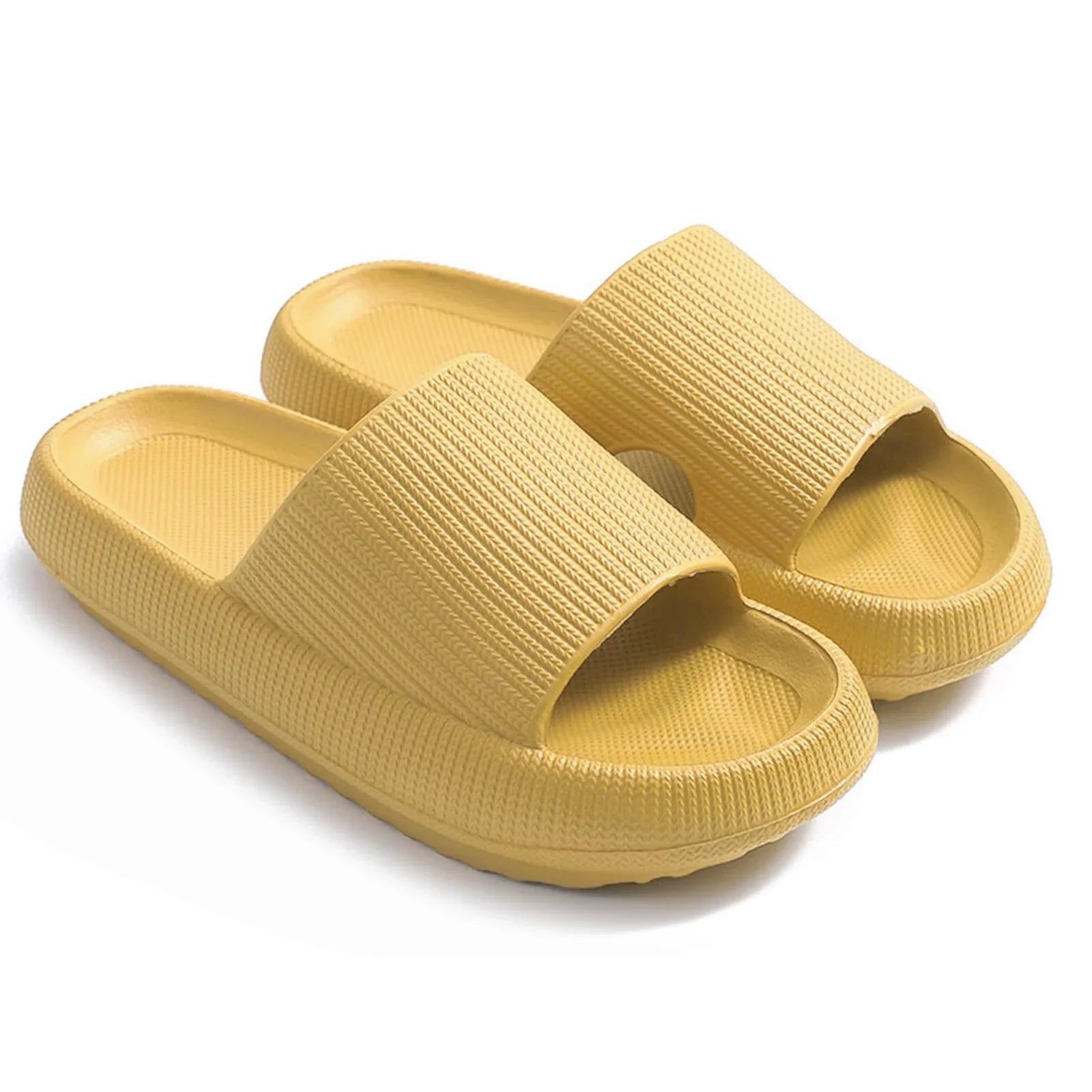 Thick Sole Cloud Slippers Women Men,Large Size,Pillow House Slippers Shower Sandals,Indoor Bathroom Slides,Lightweight,Non-Slip LadyShow.Store