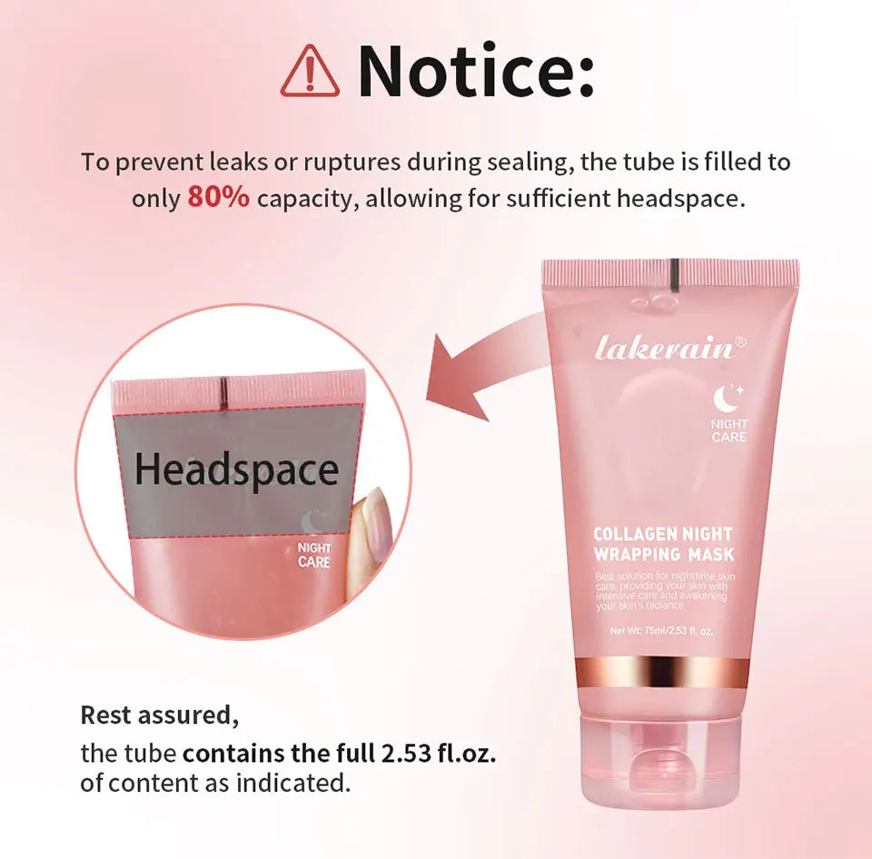 Collagen Wrapping Peel-off Mask Rejuvenation Moisturizing Brightening Korean Face Mask Make Glowy Skin Elasticity Facial Mask Pi-Mart