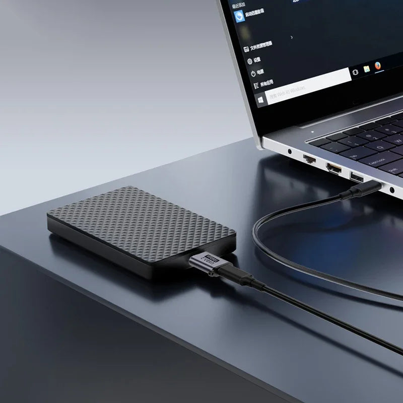 Micro B USB C 3.0 Male to Type C Female Adapter Type-C USB3.0 Micro B Connector for External Hard Drive Disk HDD Cable Adapter Pi-Mart