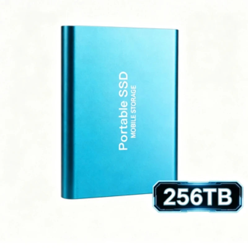 Portable External SSD, 1TB-16TB Large Capacity USB3.1 High Speed Solid State Drive, Lightweight Storage for Laptop, Desktop, Mac Pi-Mart