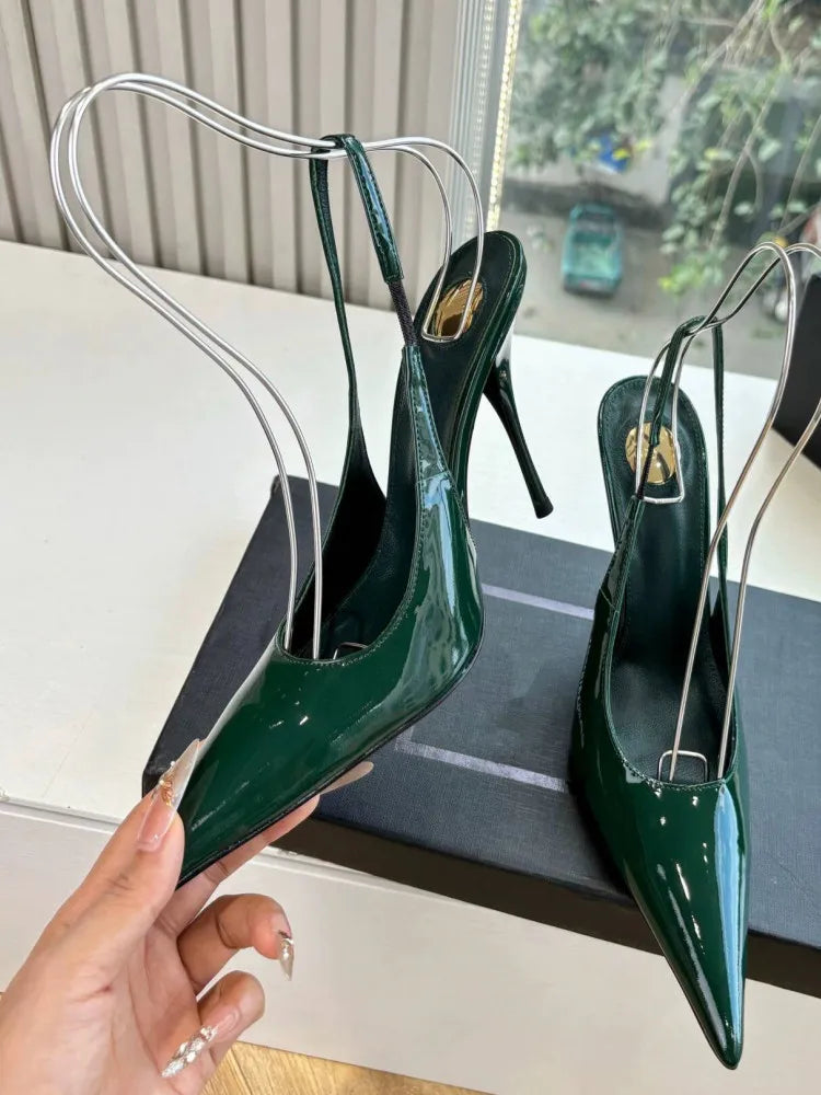 2026 Spring/Summer New Pointed Stiletto Sandals Fashionable and Sexy Party Wedding Women's High Heel Sandals LadyShow.Store