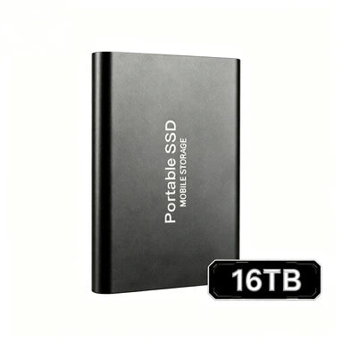 Portable External SSD, 1TB-16TB Large Capacity USB3.1 High Speed Solid State Drive, Lightweight Storage for Laptop, Desktop, Mac Pi-Mart