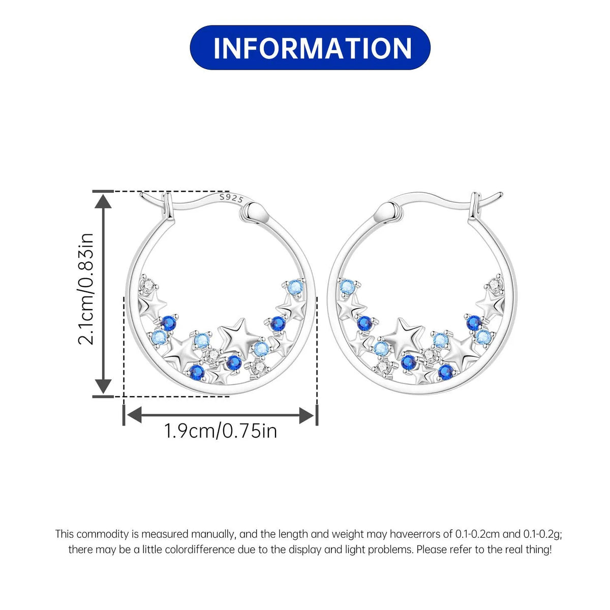 925 Sterling Silver Cute Lazy Cat Animal Pet Earrings Jewelry Hoop Earrings For Women Jewelry Birthday Party Fine Gifts Pi-Mart