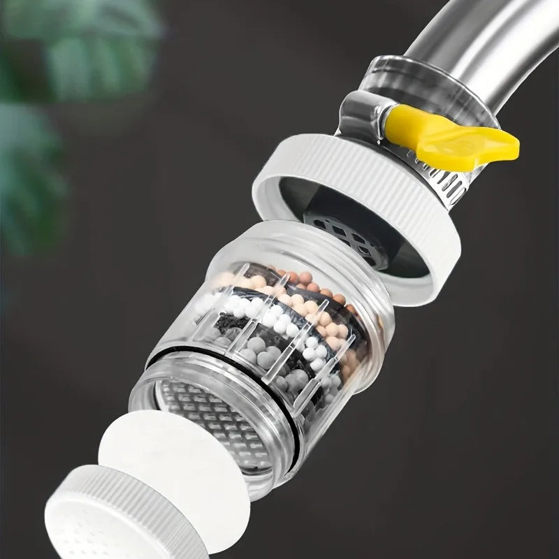 Six-layer Filter Cylindrical Bubbler, Faucet Filter Splash-proof Head Bubbler Pi-Mart
