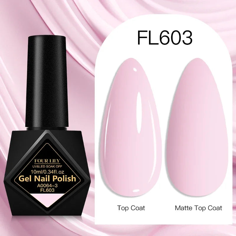 10ml Gel Nail Polish 162 Colors Nail Supplies Vernis Semi Permanent Nail Art Manicure Soak Off LED UV Gel Nail Varnishes Summer Tri Light Beauty