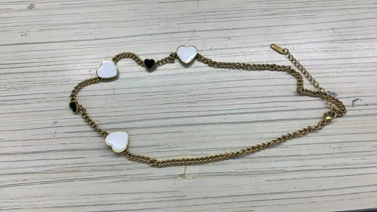 Stainless Steel Creative Steel Ball Chain Necklace Pi-Mart