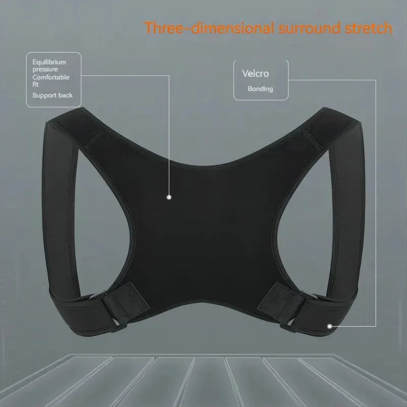 Standing and sitting posture support belt Sturdy posture back belt, enhancing better posture Tri Light Beauty