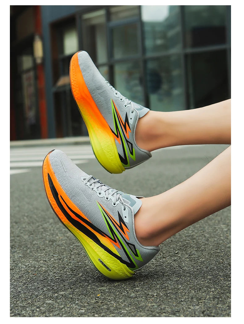 2026 Marathon Sneakers Athletic Men Shoes Carbon Board Comfortable High Quality Sports Nonskid Running Shoes Women Air Cushion Pi-Mart