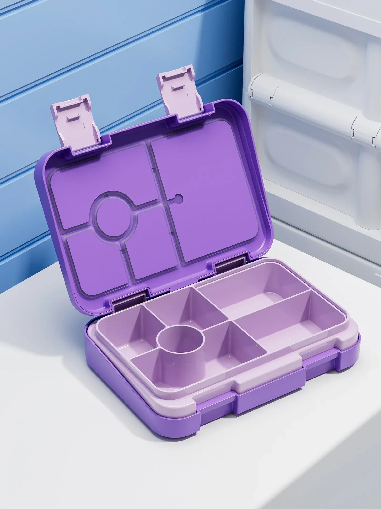 Adorable Kids Lunch Box Student Microwave Safe Travel Bento Box Halloween Container Portable Leak Proof Fruit Salad Bento Box LadyShow.Store