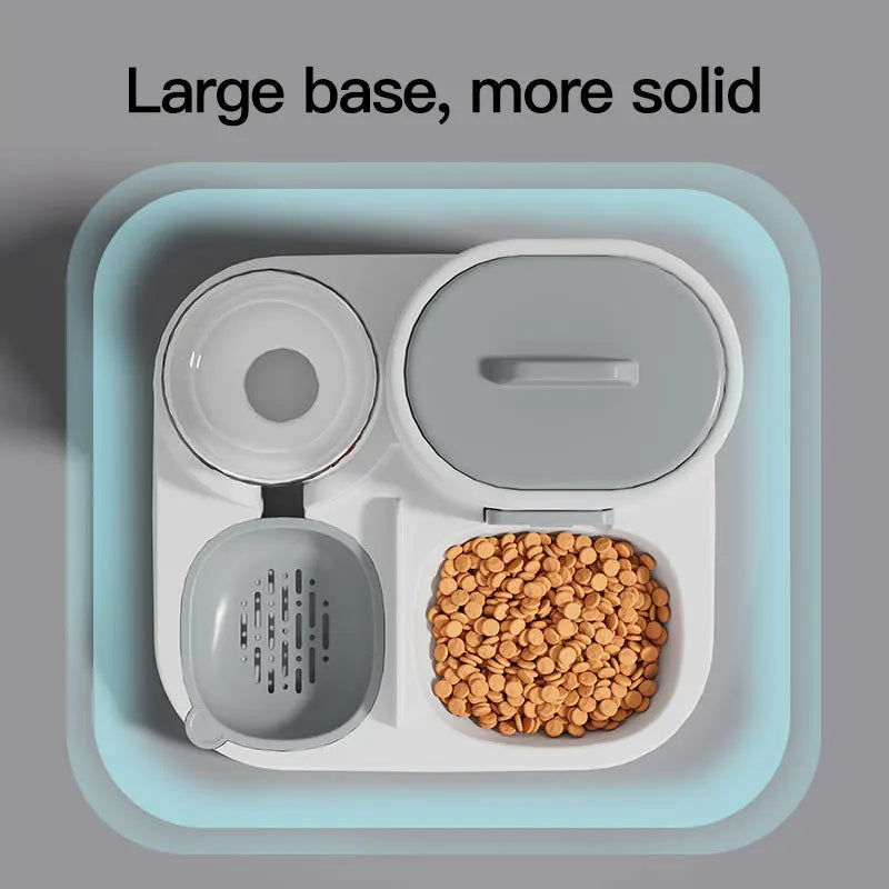 Automatic Gravity Cat Water Dispenser Feeder Spill-Proof Large Capacity One-Piece Design Pet Supplies Pi-Mart