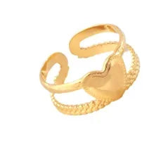 High End Waterproof Hollow Stainless Steel Finger Ring Trendy for Women Personalize Jewelry Wholesale Pi-Mart