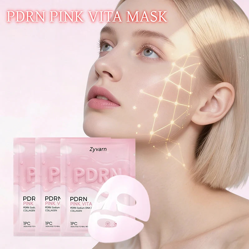 PDRN Pink Skincare Set Salmon Dna Collagen Vita Coating Mask Lift Firm Skin Make Skin Glow Moisturizing Nourishing Skincare Set Pi-Mart