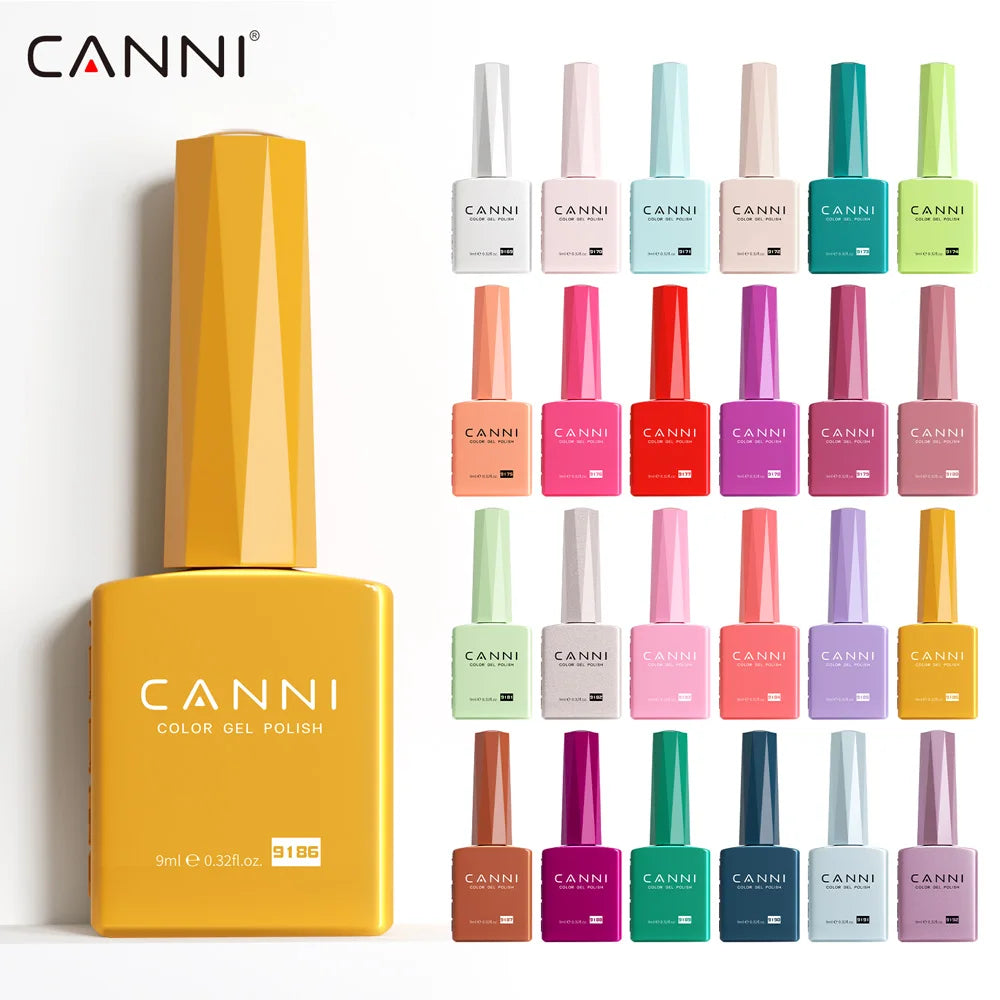 CC8 CANNI 9ml Nail Gel Polish HEMA FREE Summer Nails Color Soak Off UV LED Semi Permanent Smoothy Texture Nail Art Manicure Tri Light Beauty