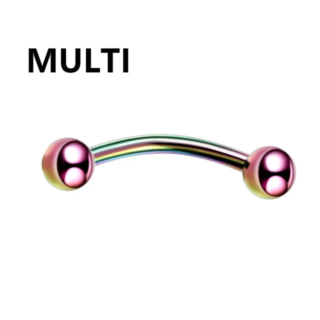 1PC metal Horseshoe Fake Nose Ring C Clip Septum Lip stainless steel Real Piercing Nose Rings Hoop For Women Men Jewelry Pi-Mart