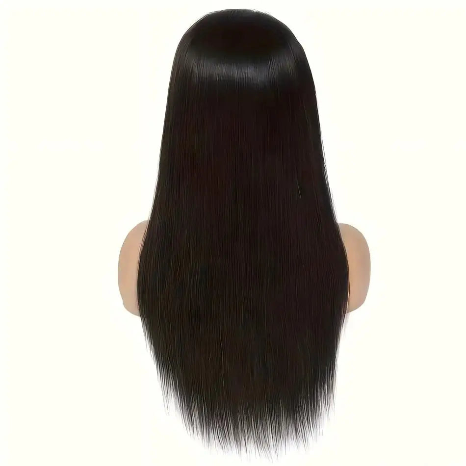 13x6 Lace Front Wigs Human Hair Pre Plucked Straight Human Hair Wig 200% Density HD Lace Frontal Wigs for Women Natural Black LadyShow.Store