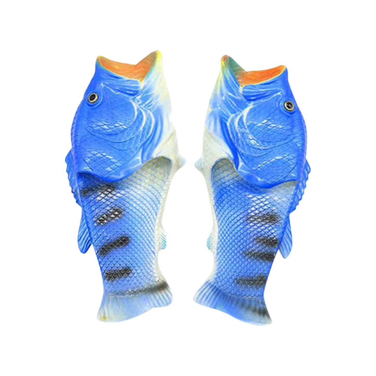 2025 Funny Slippers For Women Couple Shoes Family Shoes Parent-Child Sandals Large Size 32-46 Summer Beach Shoes Fish Slippers LadyShow.Store